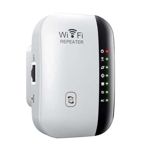 Repetidor WiFi 300 Mbit/s 2.4 GHz con WPS, incluye cable de red