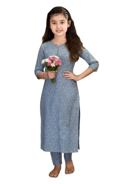 Image of Girls Girls Kurta Set