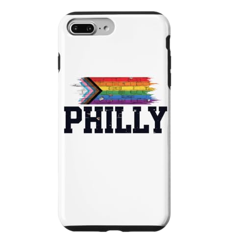 Philly Pride Progress Flag LGBTQ ���������K�� �X�}�z�P�[�X iPhone 7 Plus/8 Plus �p
