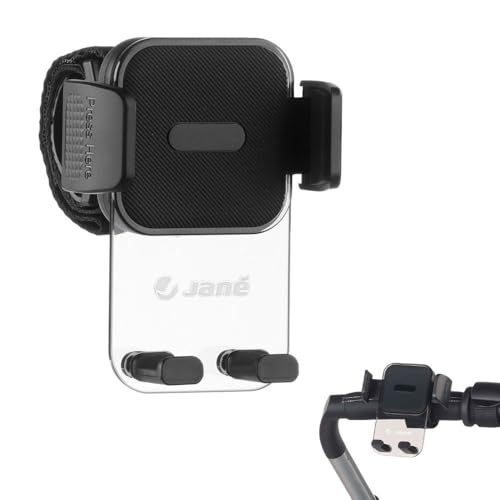 Jané Soporte de Smartphone para Carritos, Universal, Rotación Multiposición 360, Fácil Instalación, Estable y Seguro