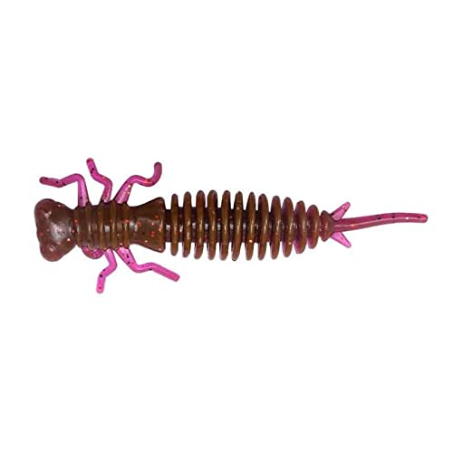 Rtgse Dragonfly Larva Soft Silicone Lures For Bass, Trout, Crappie, 60Pcs/Pack, 6 Colors 10Pcs Each Color Fishing Accessories For Saltwater & Freshwater (2.2 Inch) #TOP5