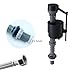 FQRDKT Toilet Inlet Valve Set for Bottom Entry Fill Valve Installation, Style B