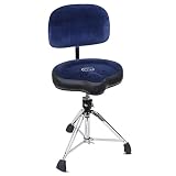 Roc-N-Soc - Sgabello da sella blu con schienale