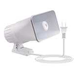 Nippon America High Decibel High Power Outdoor Alarm Security Siren (TC-S7545-110), Long Range, 80 Watts, 120 Decibels, Remotely Activate with Wi-Fi Socket (Sold Separately)