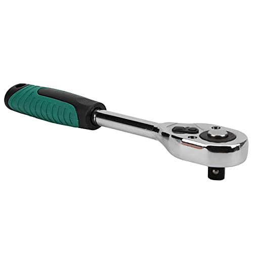 Llave de Trinquete de 1/2in Acero Al Carbono con de Goma Antideslizante Rápido para Caerse Adecuado para Operaciones de Puentes Construcción Industria Eléctrica Fábricas