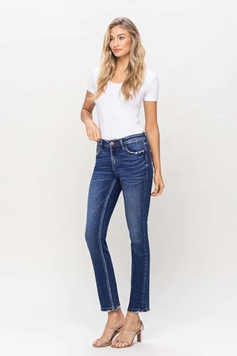 Flying Monkey - Mid Rise Ankle Slim Straight Jean - F49994