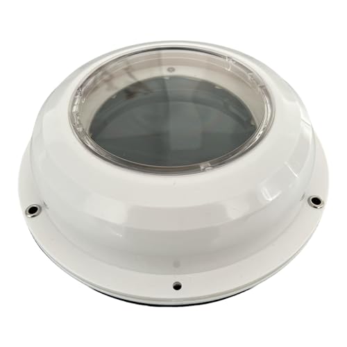 RVTechnik Dakventilator Sunvent elektrisch op zonne-energie wit camper boot caravan