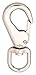 Lucky Line Products Eyelet Spring Snap, Swivel L, 3-1/2", 1" Eye Inside Dia. Zinc Die Cast 4FCF4-1 Each