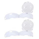 GATHINESS Blocco di Sicurezza per Fornelli a Gas 2 Pezzi Coprimanopola Resistente in Plastica Rigida per Protezione Multifunzione in Cucina