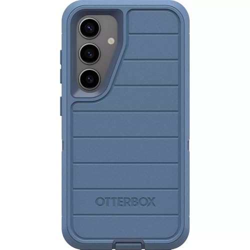 OtterBox Samsung Galaxy S24 (Only) - Defender Series Case - Baby Blue Jeans - Case Only - Screenless - Rugged & Durable - with Port Protection - Microbial Defense Protection - Non-Retail Packaging