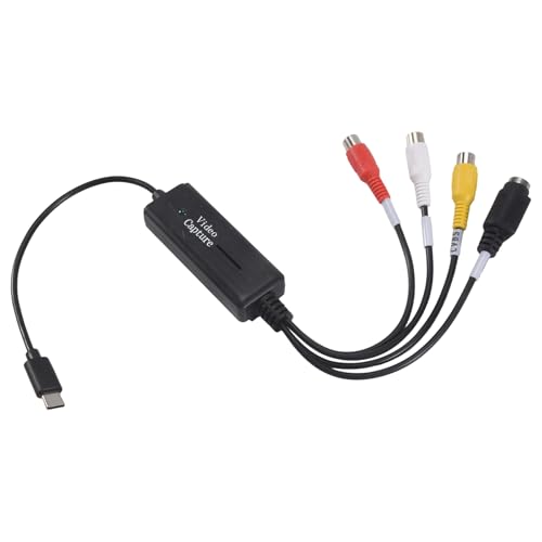 Juinrinet Video Capture Card NTSC PAL 1 Channel AV to USB S-Video Unit