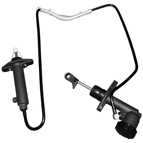 tycardor HT Pre-Filled Hydraulic Clutch Master and Slave Cylinder Line Assembly Compatible with Jeep Wrangler 2.5L 4.0L 1994-1995 Replace 52104113 CC649002