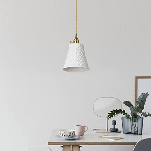 Pendentif céramique rétro farmhouse pour éclairage chaleureux