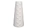 Hosley's 12" High White Ceramic Vase