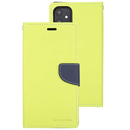 Étui rigide en cuir iPhone 11 vert résout le manque de poches