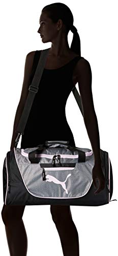 PUMA Women's Evercat Candidate Duffel Bag, Black/Multi, One Size