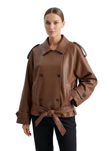 Veste similicuir femme idéale pour le bureau et les sorties en automne