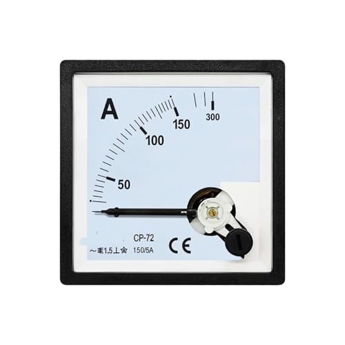 Ampèremètre AC 75A aiguille SQ-72 cadran de mesure alternatif 1500A