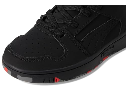 Image of PUMA Kids' Rebound Layup Mid Hook and Loop Sneakers