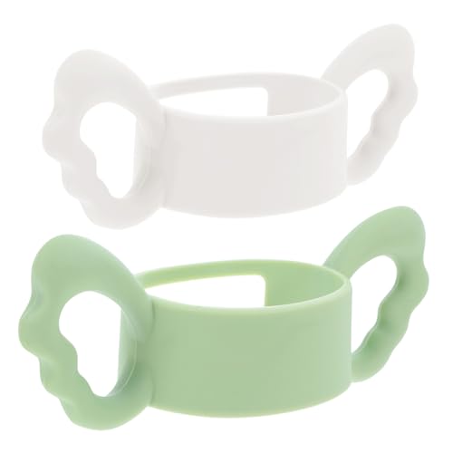 SUPVOX 2 Piezas De Soporte De Silicona Para Botella Mango De Silicona Hebilla Para Botella Asas Para Botella Soporte De Abrazadera Para Botella Agarre Para Botella Agarre Para