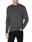 Nicht bleichen HUGO Mens San Raffael Sweater, Charcoal (16), S