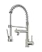 Aimadi Contemporary Kitchen Sink Faucet - Single Handle Stainless Steel Kitchen Faucets with Pull Down Sprayer,Brushed Nickel