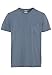 Produktbild camel active Herren Kurzarm T-Shirt mit aufgesetzter Brusttasche aus Reiner Baumwolle Blau Menswear-XL