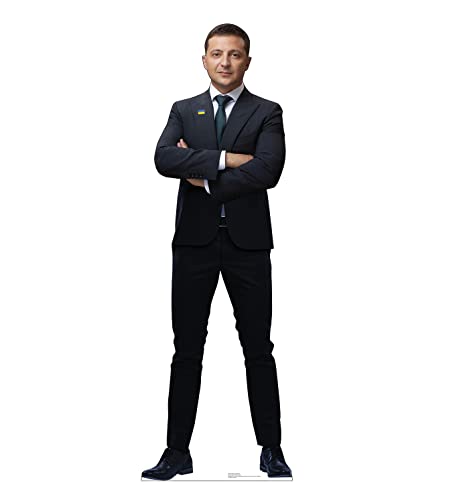 Image of Cardboard People Volodymyr Zelenskyy Life Size Cardboard Cutout Standup