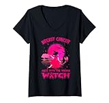Breast Cancer Awareness Halloween Witch
