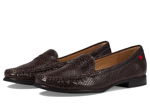 Image of Marc Joseph New York Women's East Village Loafers, Hickory Snake, 7.5, Medium