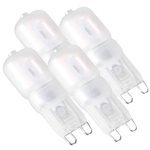 AKLOSIPY Paquete de 10 Bombillas LED G9 de 0,5 W - Blanco Cálido de bajo Consumo para Lámparas de Techo Domésticas, Duraderas