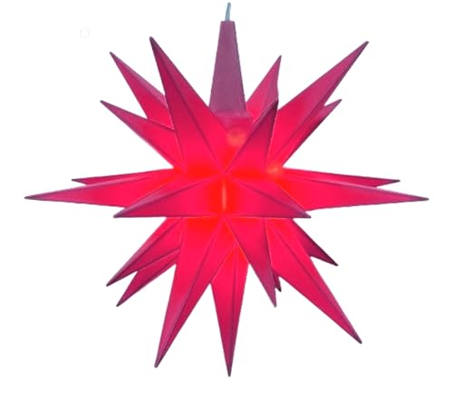 Herrnhuter Sterne Innenstern 13cm - rot - inkl. notwendigem Netzteil