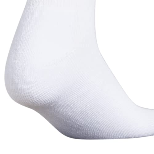 Adidas Women's Cushioned Quarter Socks (3-Pair), White/Clear Onix Grey, Medium #TOP4