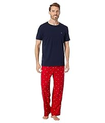 Navy, Tango Red Microflag Print