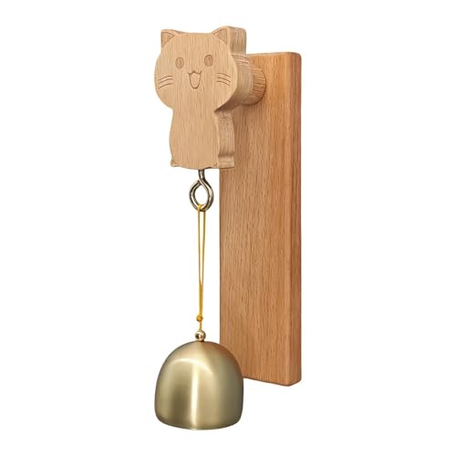 Bell For Door Opening - 15cm Door Chimes For Home | Wooden Adhesive Wind Chime | Shopkeepers Bell Fosr Doors Opening | Outdoor I