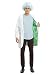 RICK AND MORTY Official Lab Coat Costume by Adult Swim - Size Small / Medium.