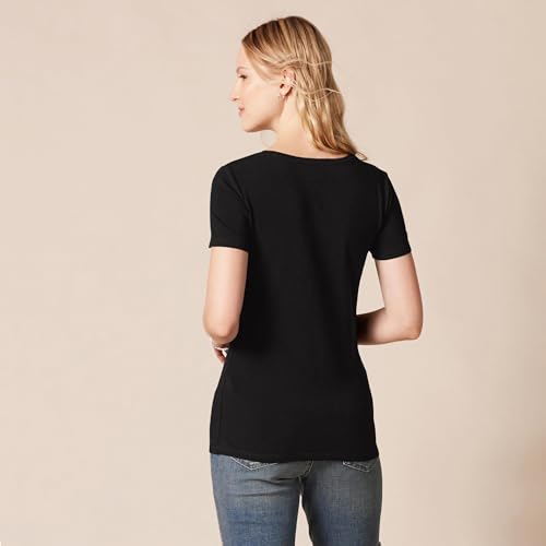 Amazon Essentials Women's Regular-Fit Short-Sleeve T-Shirt (Crewneck and V-Neck Options), Multipacks
