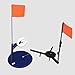 XINNIKESI Fishing Equipment Gears Tip Up Strikes Indicators Ice Rod Accessory Marker Flags with Poles Flags Round