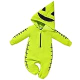 ZOELNIC Baby Boy Romper Newborn Onesie Cute Baby Girl One-Piece Jumpsuits Outfits Clothes(green,18-24M)