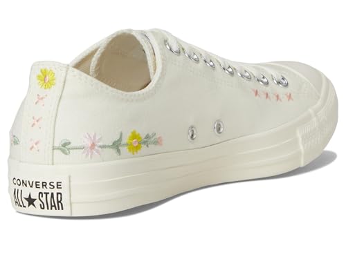 Image of Converse Unisex Chuck Taylor All Star Low Top Sneaker Egret /Foothill Green Men 8.5 Women 10.5 M
