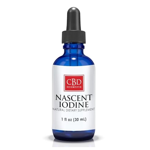 Organic Nascent Iodine Supplement Deep-Earth Sourced. Supports & Detoxifies Thyroid. Metabolism Heath, Focus & Better Sleep. 1,950 mcg per Serving