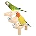 IEUDNS Bird Climbing Ladders Bird Ladder Lightweight Parrot Playstand Parrot Ladder Toy for Finch Parakeet Budgie Lovebirds, 12x9.3x5.3cm