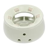 Base chauffante pour bougie isolante pour théière : le fond antidérapant empêche le glissement et la rend plus stable.