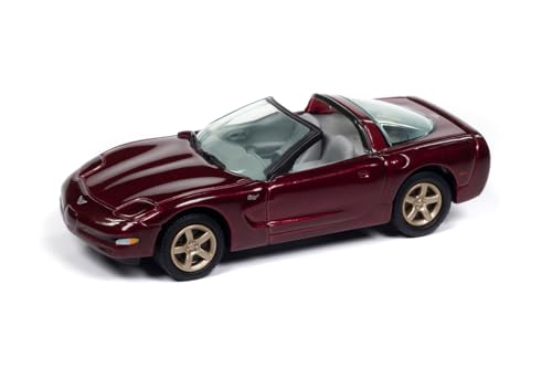 2003 Chevrolet Corvette 50th Anniversary rojo miniatura 1