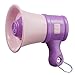 Mini Megaphone Bullhorn Keychain,Portable Music Recording Amplifier with Chain Speaker for Adults 3, 4, 5, 7, 8 Year Old (Purple)