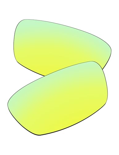 EZReplace Lenses Replacement for Oakley Crosslink Asian Fit OX8118 Sunglasses (Polarized Lenses) - Fits Oakley Crosslink Asian Fit OX8118 Frame (Golden Yellow)