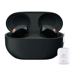 Sony WF-1000XM5 Truly Wireless Noise Canceling Earbuds (Black) Bundle with Bluetooth Audio Transmitter (2 Items)