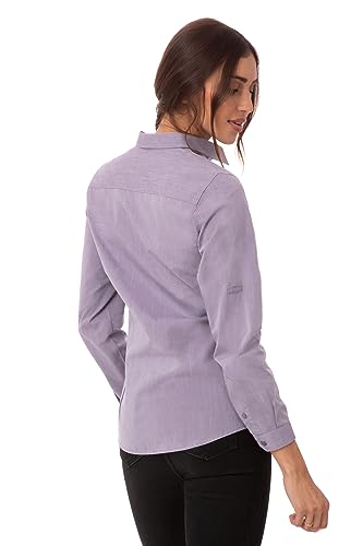 Chef Works Women's Modern Chambray Dress Shirt2