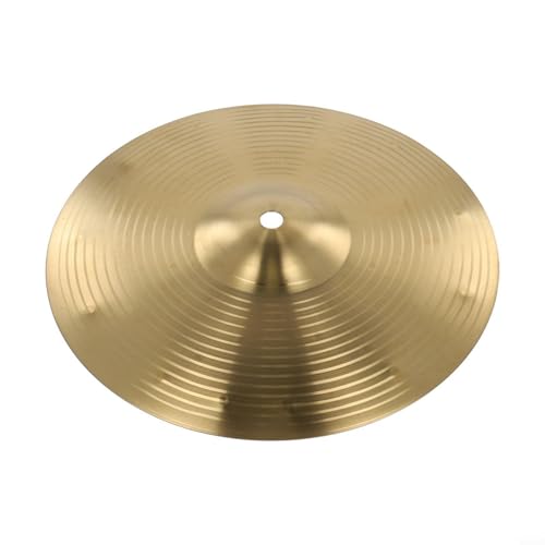 CNANRNANC 8 10 pulgadas tambor latón cuenca percusión Splash Crash Hi-Hat Jazz tambor platillo (10 pulgadas)