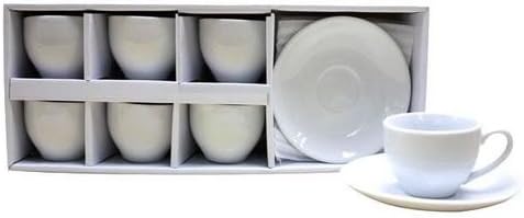 Standa Set of 6 Fine Porcelain Espresso Cup And Saucer